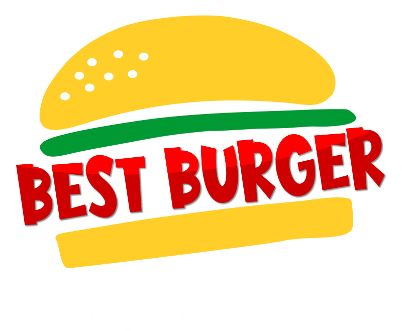 Best Burger Logo - White Colour